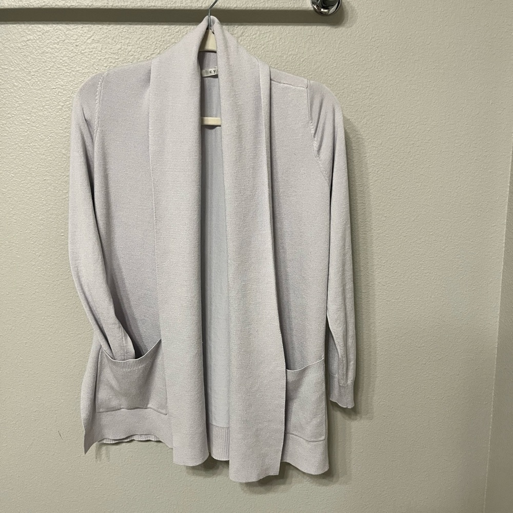 Cyrus grey cardigan with pockets